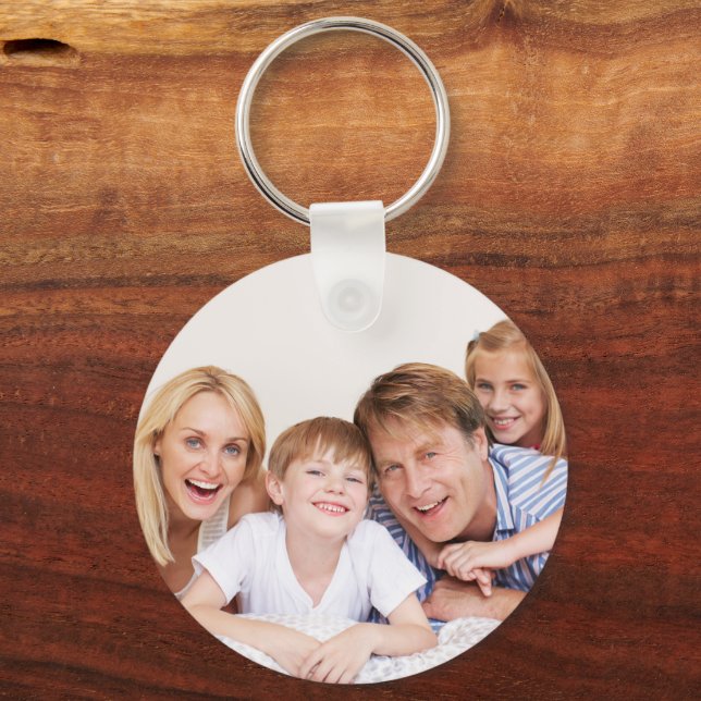 Create Your Own Photo Custom Pic Double Sided Keychain (Front)