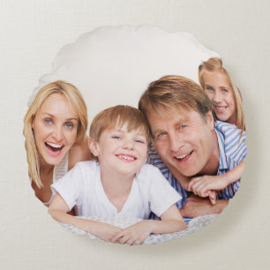 Create Your Own Photo Custom Pic Double Sided Round Pillow