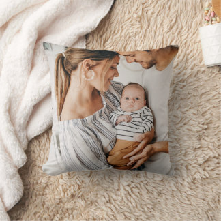 Create Your Own Photo Custom Pic Double Sided Throw Pillow