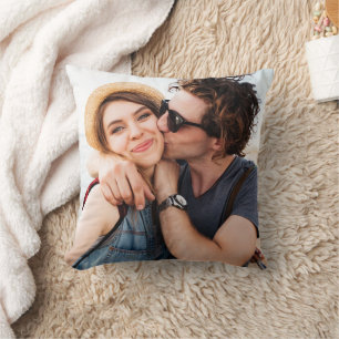 Create Your Own Photo Custom Pic Double Sided Throw Pillow