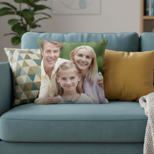 Create Your Own Photo Custom Pic Double Sided Throw Pillow