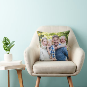 Create Your Own Photo Custom Pic Double Sided Throw Pillow