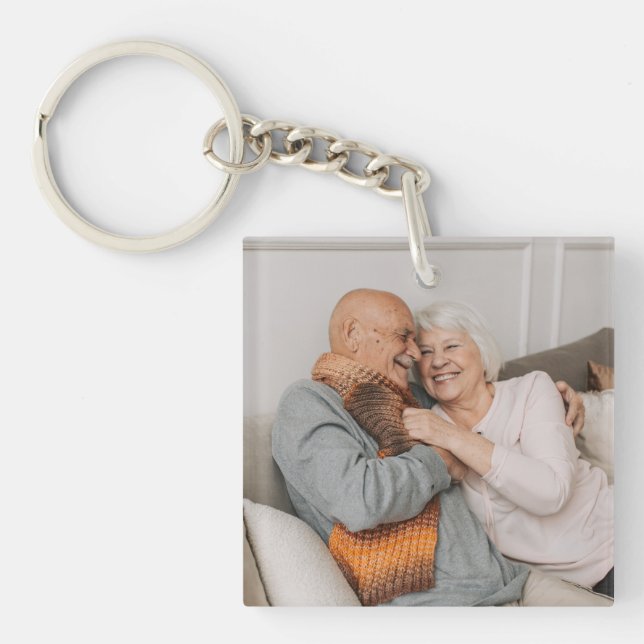 Create Your Own Photo Custom Pic Keychain (Front)