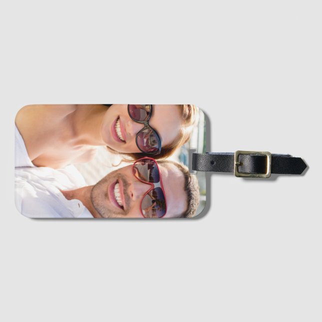 Create Your Own Photo Custom Pic Luggage Tag (Front Horizontal)