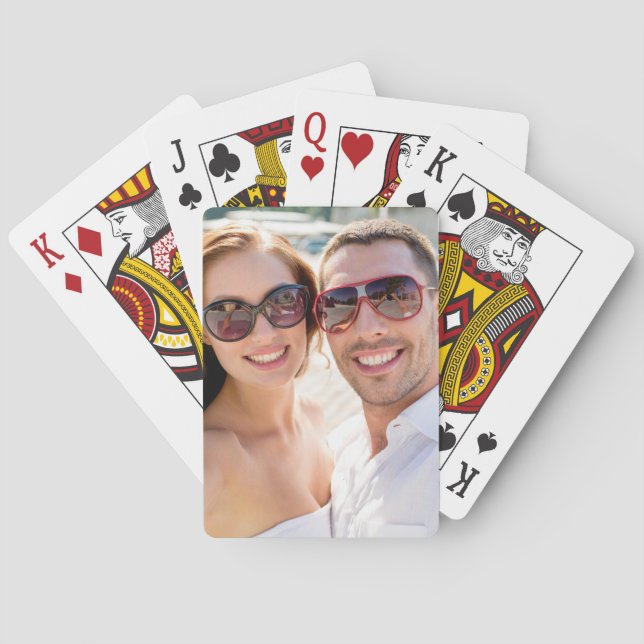 Create Your Own Photo Custom Pic Playing Cards (Back)