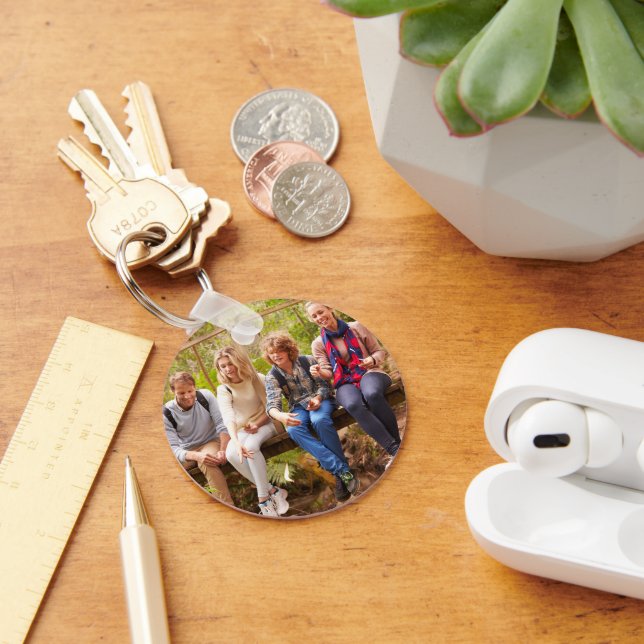 Create Your Own Photo Custom Picture DIY Keychain (Desk)