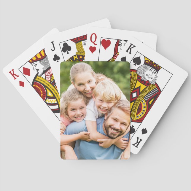 Create Your Own Photo Custom Picture DIY Playing Cards (Back)