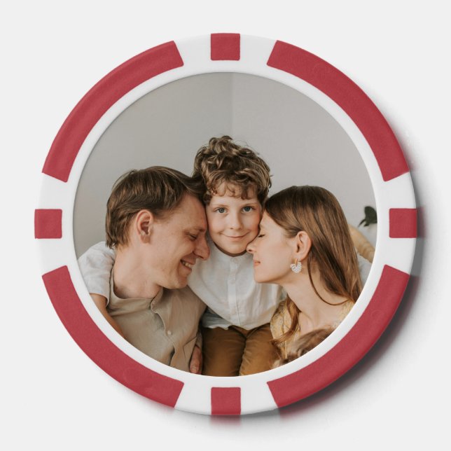 Create Your Own Photo Custom Picture DIY  Poker Chips (Front)