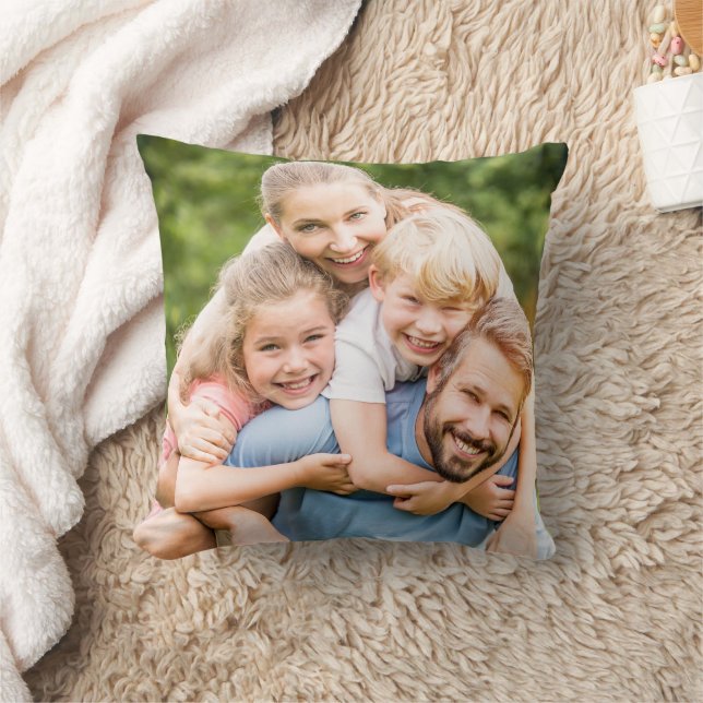 Create Your Own Photo Custom Picture DIY Throw Pillow (Blanket)