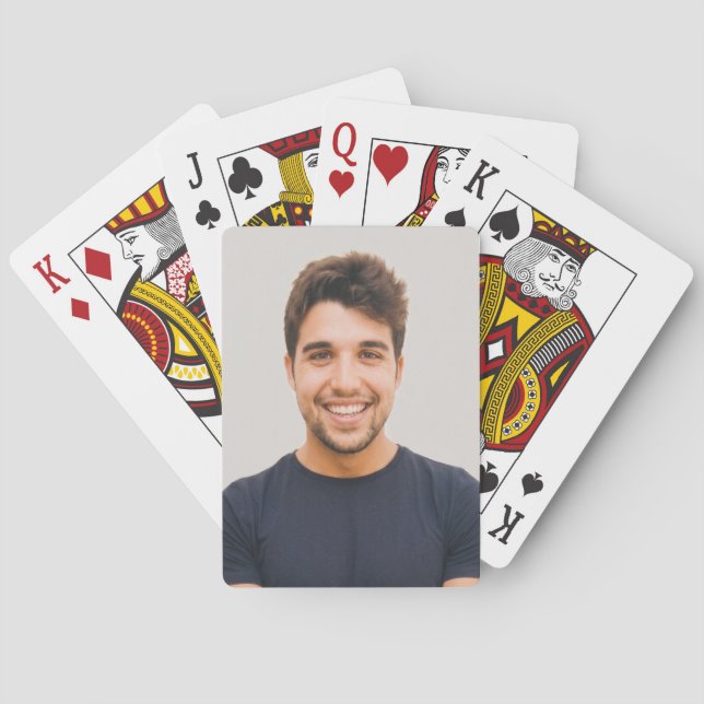 Create your Own Photo Custom Picture Playing Cards (Back)