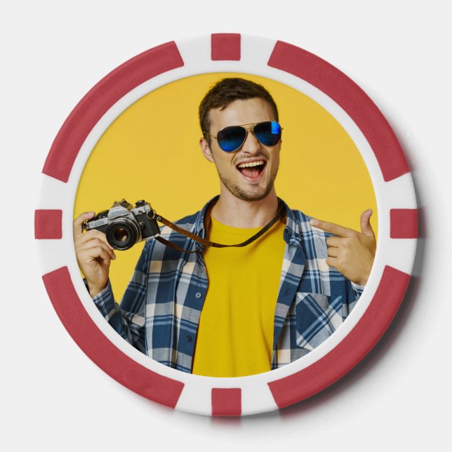 Create your Own Photo Custom Picture Poker Chips (Front)