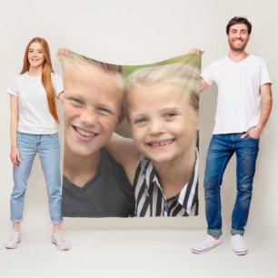 Create Your Own Photo  Fleece Blanket