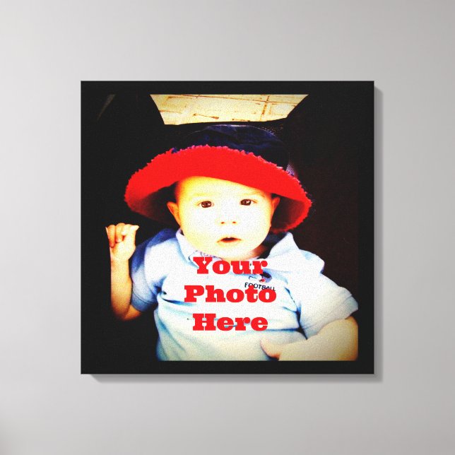 Create Your Own Photo Gifts Template Canvas Print (Front)