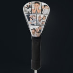 Create Your Own Photo Golf Head Cover<br><div class="desc">This personalized golf head cover features a simple 6-photo collage. Add your favorite family memories, vacation shots, or any special moments to create a unique and meaningful keepsake. A fun and thoughtful gift for Father’s Day, Mother’s Day, birthdays, holidays, or just because. Whether used out on the course or displayed...</div>