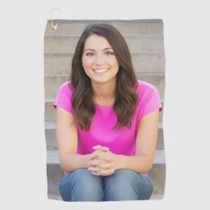 Create your Own Photo Golf Towel