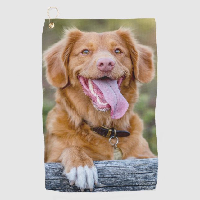 Create your Own Photo Golf Towel (Front)