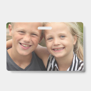 Create Your Own Photo Horizontal Badge