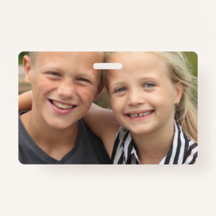 Create Your Own Photo Horizontal Badge