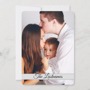 Create Your Own Photo Image Flat Card