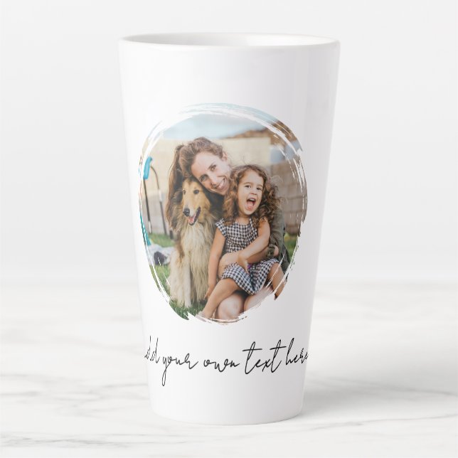 Create Your Own Photo Latte Mug (Front)