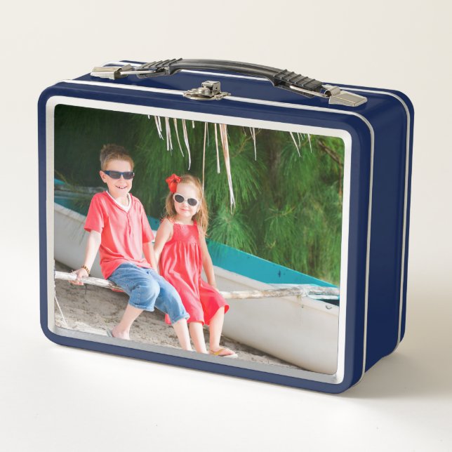 Create Your Own Photo Metal Lunch Box (Front)