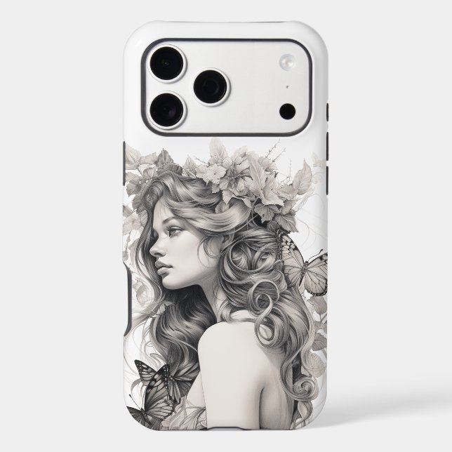 Create Your Own Photo Modern Custom iPhone Case (Back)