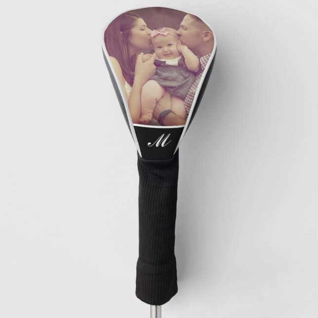 Create Your Own Photo Monogram Golf Head Cover (Front)