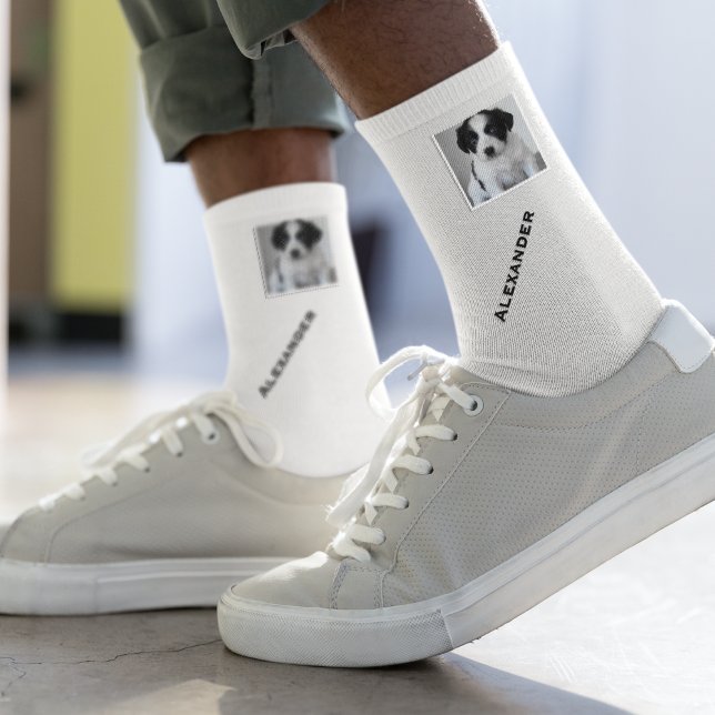 Create Your Own Photo Monogram Socks (Creator Uploaded)