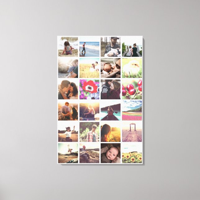 Create your own photo montage canvas print (Front)