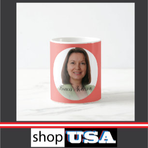 Create Your Own Photo Mug 📸 Custom Monogram
