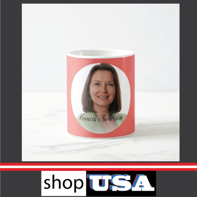 Create Your Own Photo Mug 📸 Custom Monogram (Creator Uploaded)