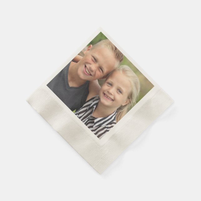 Create Your Own Photo  Napkin (Corner)