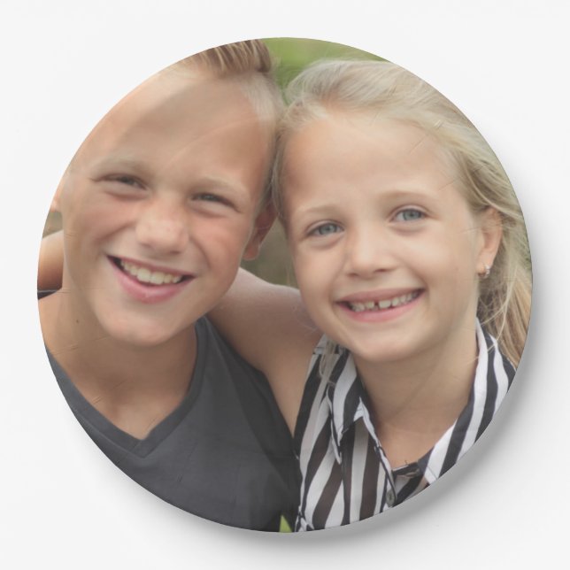 Create your own Photo Paper Plate (Front)