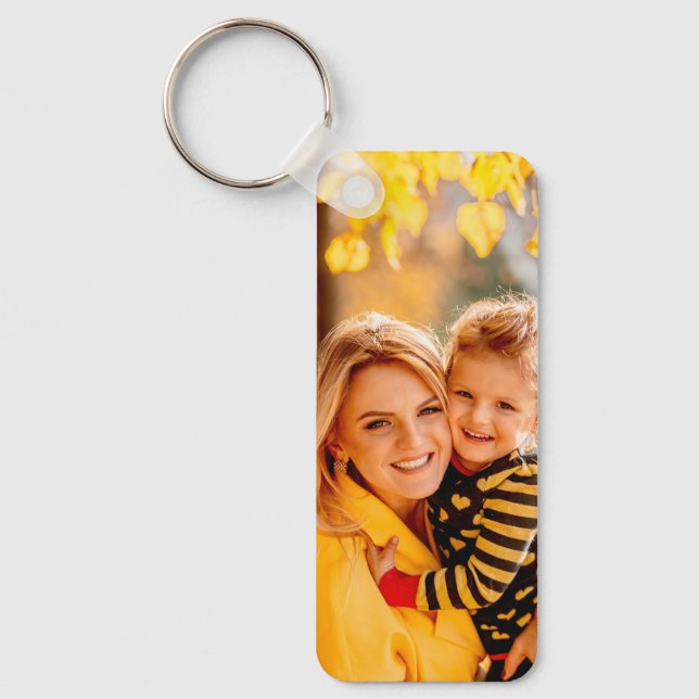 Create Your Own Photo Personalized Custom Keychain (Front)