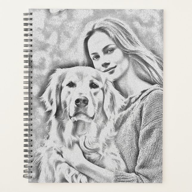 Create Your Own Photo Pet Planner | Custom  (Front)