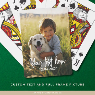 Create Your Own Photo Playing Cards