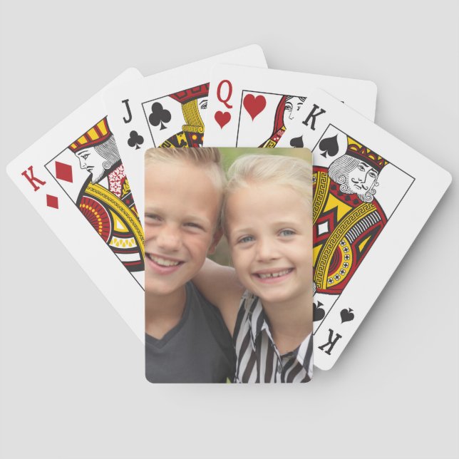 Create Your Own Photo  Playing Cards (Back)