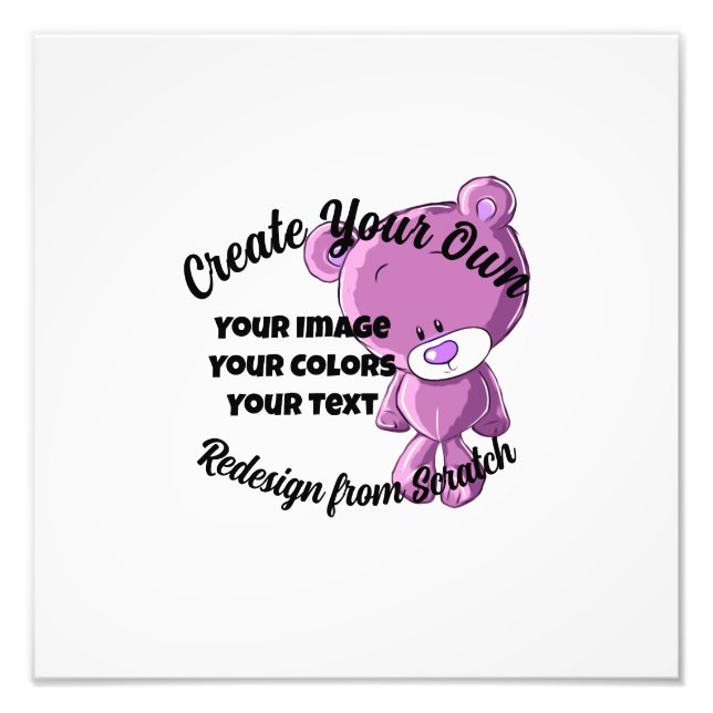 Create Your Own! -  Photo Print (Front)