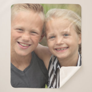 Create Your Own Photo  Sherpa Blanket