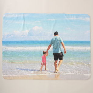 Create Your Own Photo Sherpa Blanket Personalized