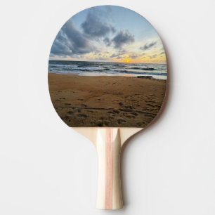 Create Your Own Photo Simple beach sunrise Ping Pong Paddle