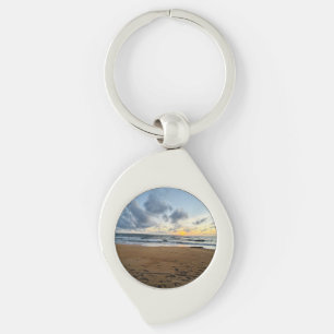 Create Your Own Photo Simple Modern sun rice Keychain
