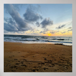 Create Your Own Photo Simple Modern sun rice Poster