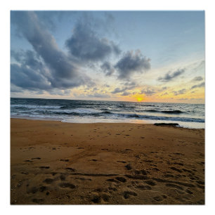 Create Your Own Photo Simple Modern sun rice Poster