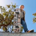 Create your Own Photo Skateboard<br><div class="desc">Personalized Photo Skateboard. This custom skateboard features a 7-photo collage design across the deck, creating a bold and personal way to showcase your favourite memories. Add family photos, funny moments with friends, pet pictures, or any snapshots that make it uniquely yours. Clean black lines separate each photo for a modern,...</div>