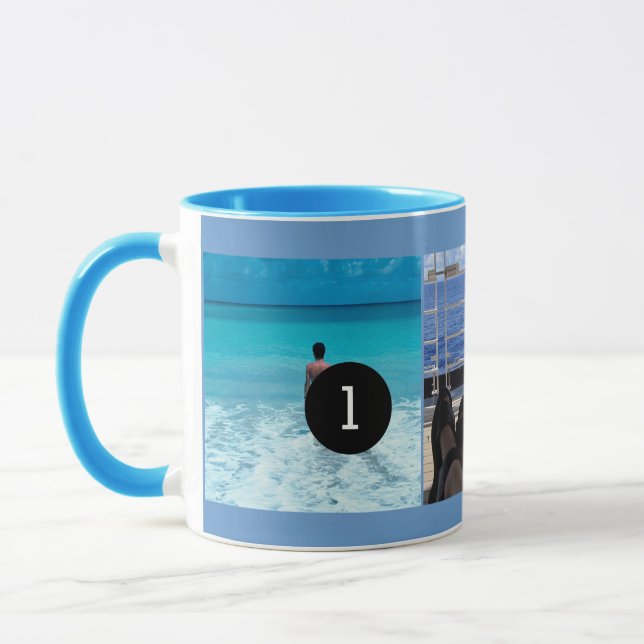 Create Your Own Photo Style Moment 3 images Mug (Left)