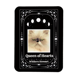 Create Your Own Photo Tarot Cat Lover Pet Keepsake Magnet