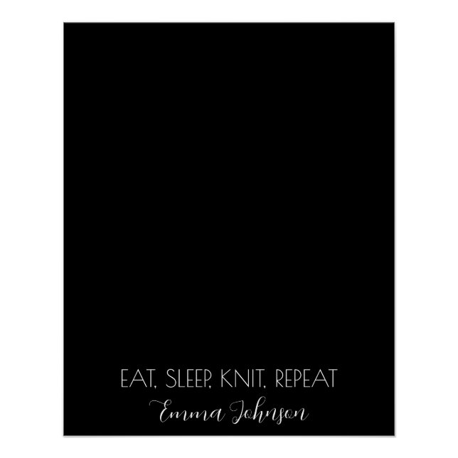 Create Your Own Photo Text and Name Poster (Front)