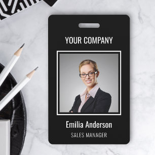 Create Your Own Photo & Text badge