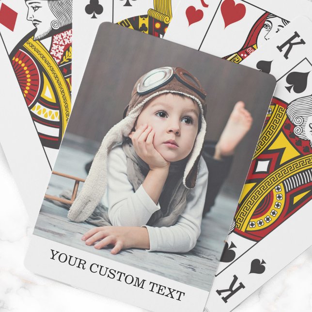 Create Your Own Photo Text Playing Cards (Creator Uploaded)